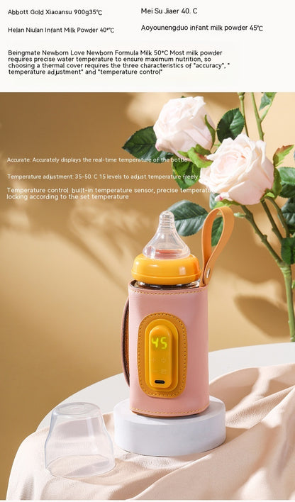 USB Intelligent Temperature Bottle Insulation Cover