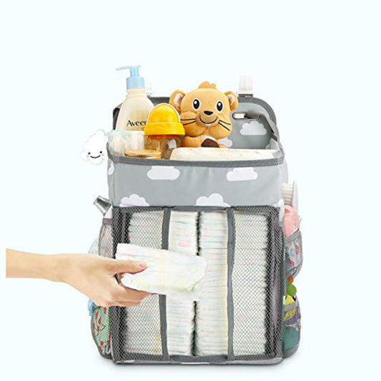 Portable Baby Crib Organizer Hanging Bag