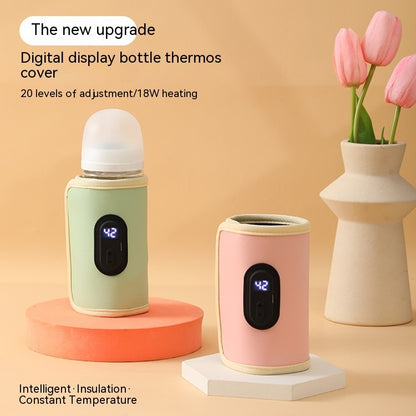 USB Intelligent Temperature Bottle Insulation Cover